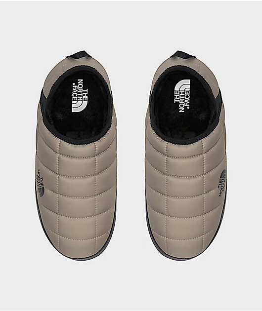 The North Face Thermoball™ Traction Mushroom Grey & Black Mule Slippers