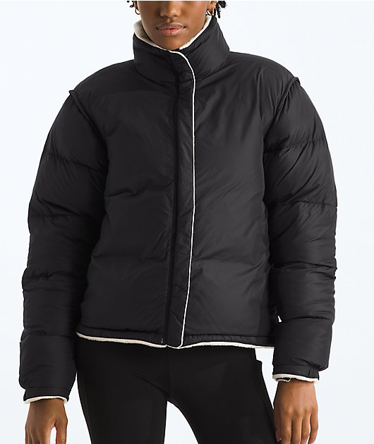 The North Face Women's 2000s Polar Nuptse White Puffer The North Face Women's 2000s Polar Nuptse White Puffer