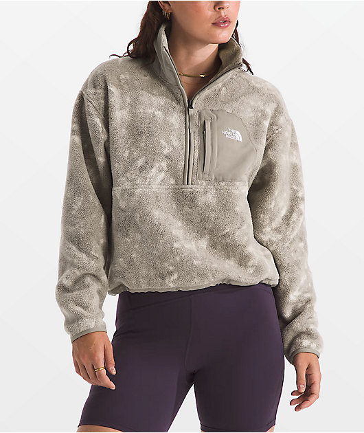 The North Face Yumiori Off Peak Stone Grey Half Zip Jacket