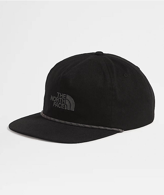 The North face Norm 5-Panel Black & Asphalt Grey Strapback Hat