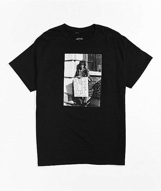 The Phluid Project Power To Black T-Shirt