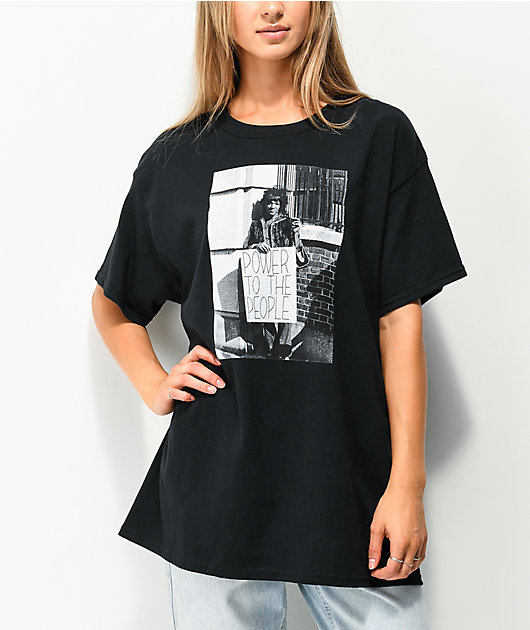 The Phluid Project Power To Black T-Shirt