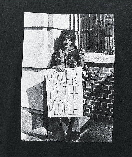 The Phluid Project Power To Black T-Shirt
