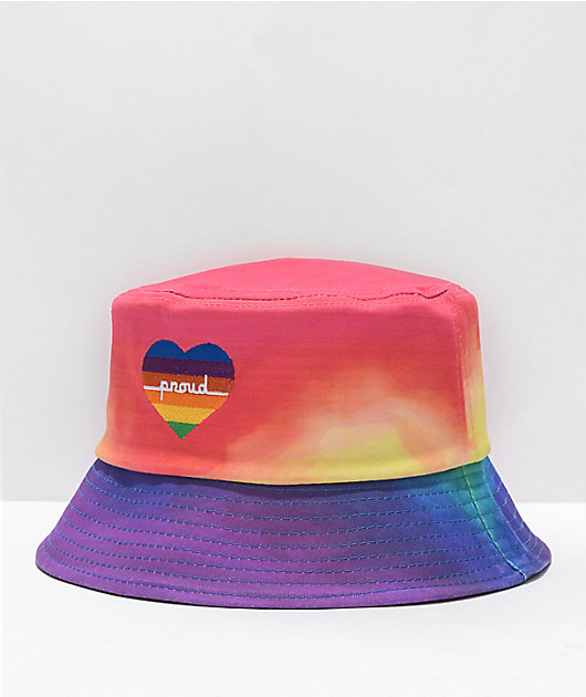 The Phluid Project Rainbow Sombrero de pescador Tie Dye