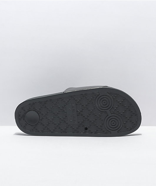 The Phluid Project They Them Black & White Slide Sandals