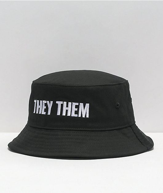 The Phluid Project They Them Black Bucket Hat