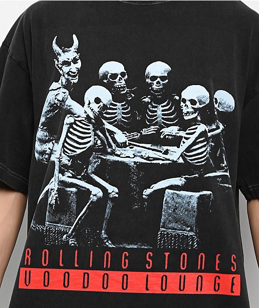 【vivastudio】ROLLING STONES TEE The Rolling Stones Voodoo Lounge Black Wash T-Shirt | Zumiez