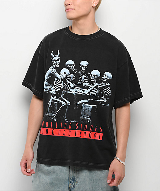 【vivastudio】ROLLING STONES TEE The Rolling Stones Voodoo Lounge Black Wash T-Shirt | Zumiez