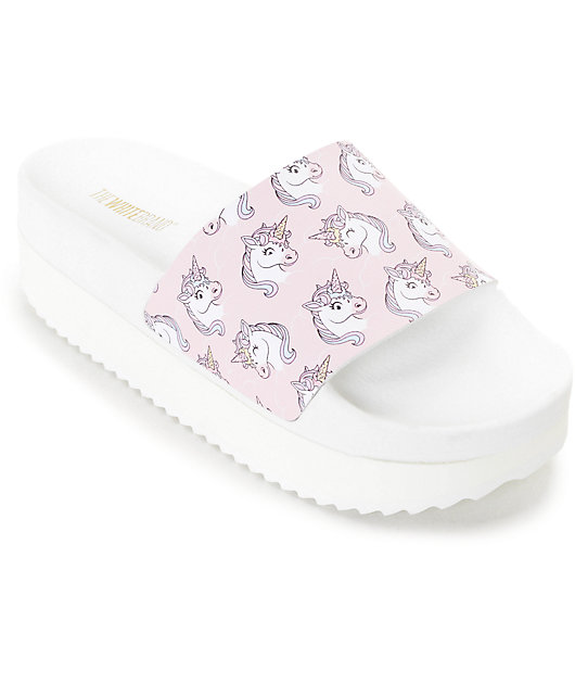 platform slide women's sandals