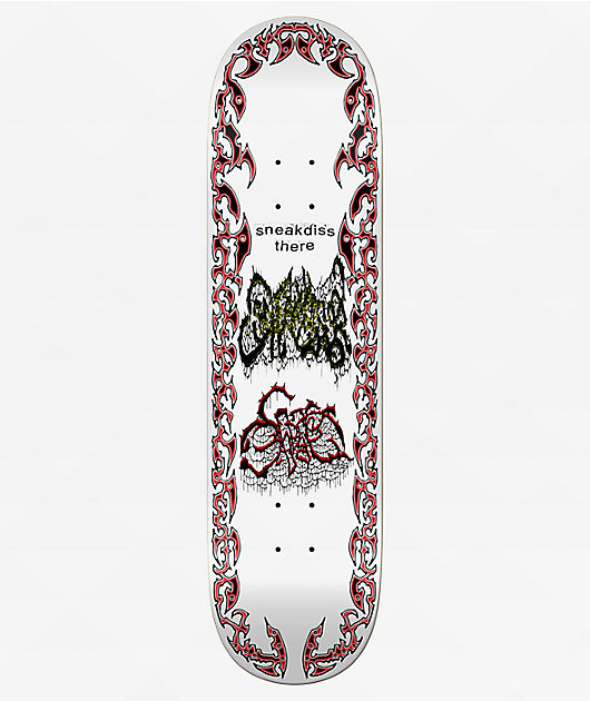 There x Sneakdiss Battle Ship 8.5" Skateboard Deck