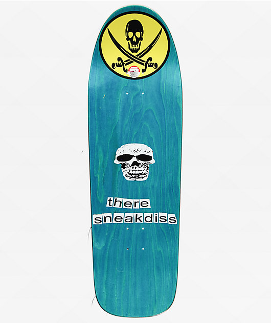 There x Sneakdiss Pirate Ship To The Inferno 9.75" Skateboard Deck