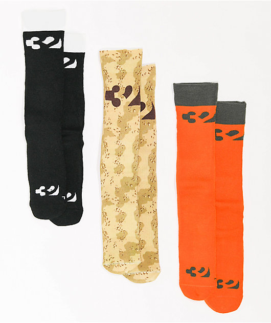 ThirtyTwo Cutout paquete de 3 calcetines de snowboard