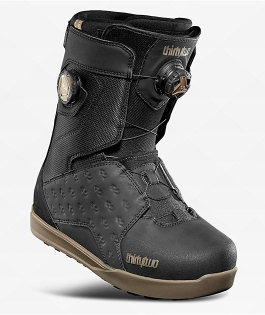 ThirtyTwo Lashed Double BOA Black & Gum Snowboard Boots 2026 | Zumiez