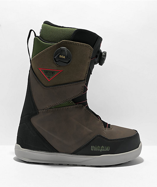 ThirtyTwo Lashed Double Boa Bradshaw Brown Snowboard Boots 2023