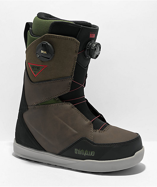 ThirtyTwo Lashed Double Boa Bradshaw Brown Snowboard Boots 2023