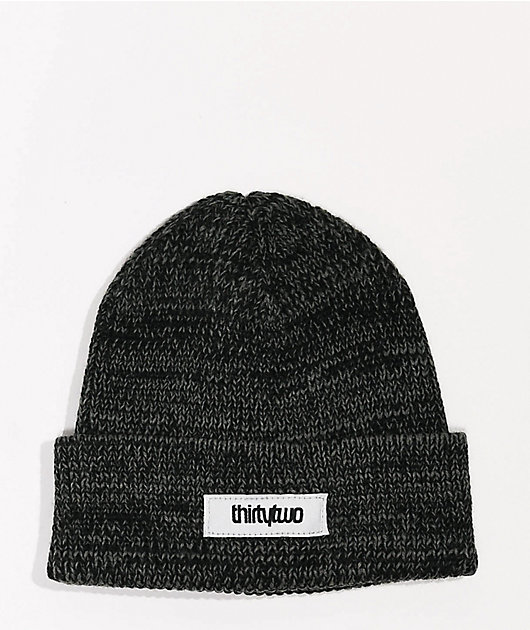 ThirtyTwo Patch Black & Grey Beanie