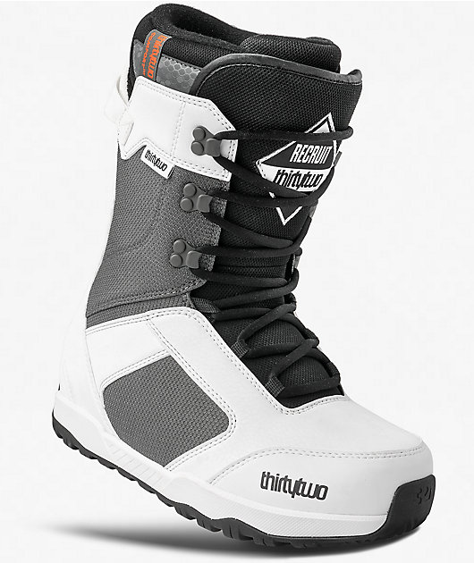 ThirtyTwo Recruit White & Grey Snowboard Boots 2027 | Zumiez