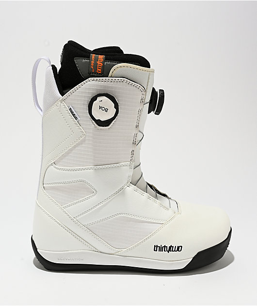 ThirtyTwo STW Double BOA White Snowboard Boots 2026