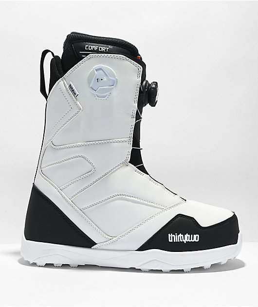 ThirtyTwo STW Double Boa White Snowboard Boots 2023