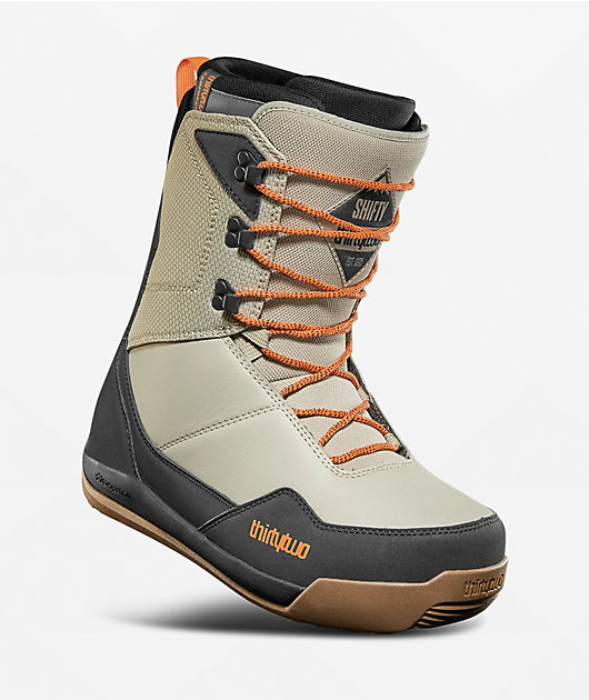 ②モンキー ThirtyTwo Shifty Black & Grey Snowboard Boots 2026 | Zumiez