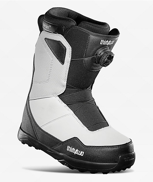 ThirtyTwo Shifty Boa Black & White Snowboard Boot 2024 | Zumiez