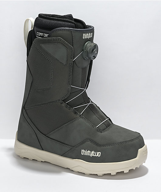 THIRTYTWO サーティーツー　SHIFTY BOA BLACK 22-23 ThirtyTwo Shifty Boa Grey Snowboard Boots 2022 | Zumiez
