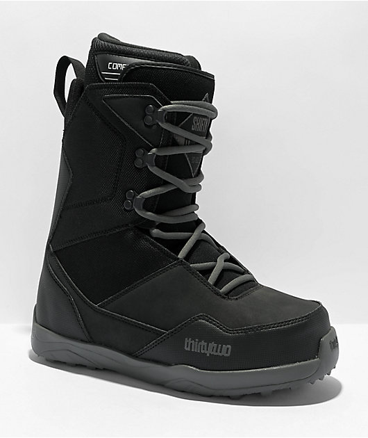 ThirtyTwo Shifty Lace Black Snowboard Boots 2023 | Zumiez