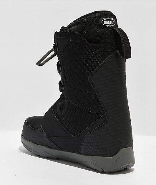 ThirtyTwo Shifty Lace Black Snowboard Boots 2024 | Zumiez