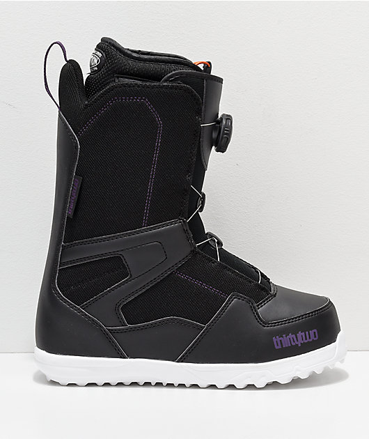 ThirtyTwo Womens Shifty Boa Black Snowboard Boots 2019