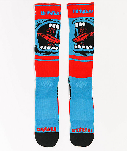 Thirtytwo Santa Cruz Snowboard Socks Thirtytwo Santa Cruz Snowboard Socks