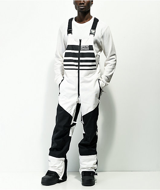 ThirtyTwo x Spring Break Black White 20K Bib Snowboard Pants