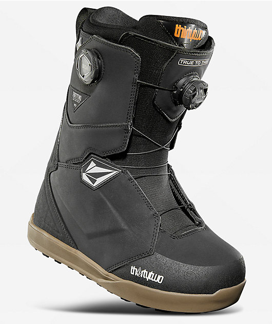 ThirtyTwo x Volcom Lashed Double BOA Black & Gum Snowboard Boots