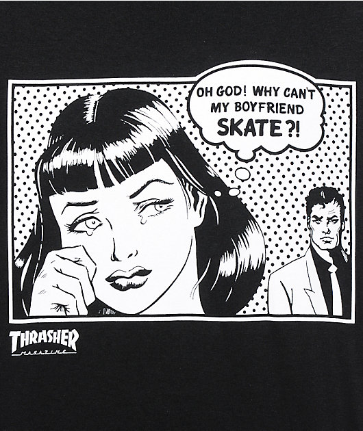 Thrasher Boyfriend camiseta