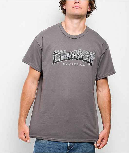 Thrasher Disco Grey T-Shirt