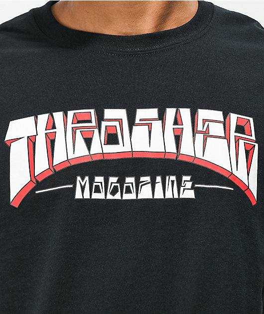 Thrasher Firme Logo camiseta negra