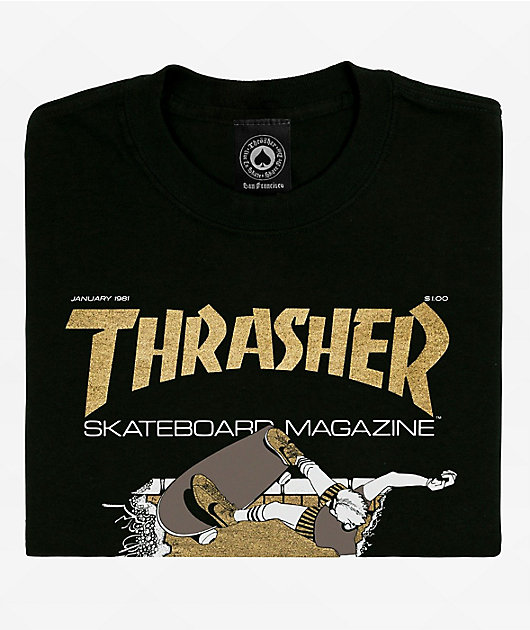 Thrasher First Cover Black T-Shirt