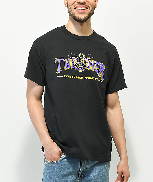 Thrasher Fortune Camiseta negra