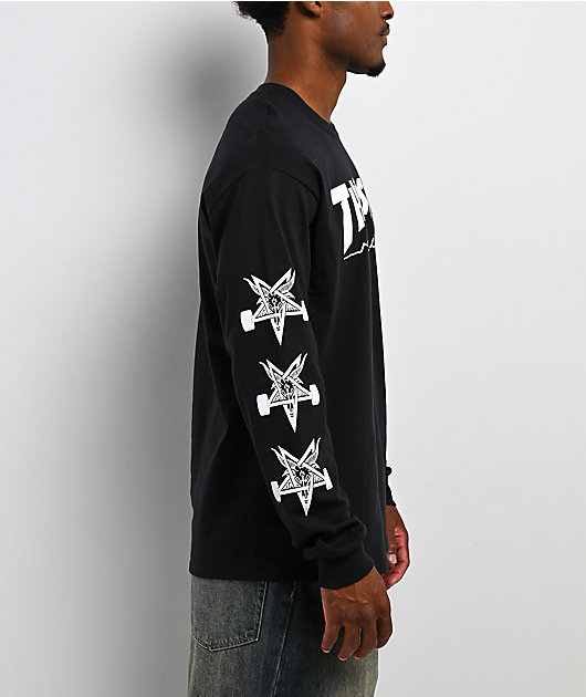 Thrasher Goat Black Long Sleeve T-Shirt