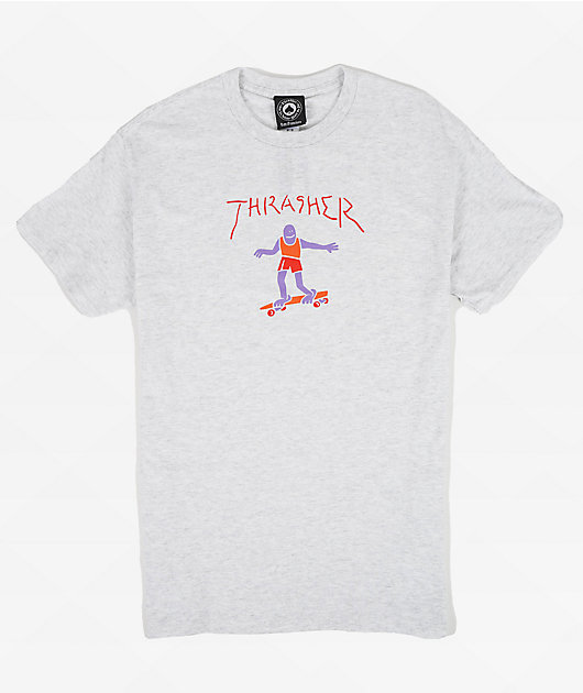 Thrasher Gonz Fill Grey T-Shirt