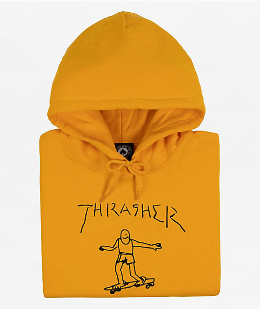 Thrasher Gonz Logo Gold Hoodie