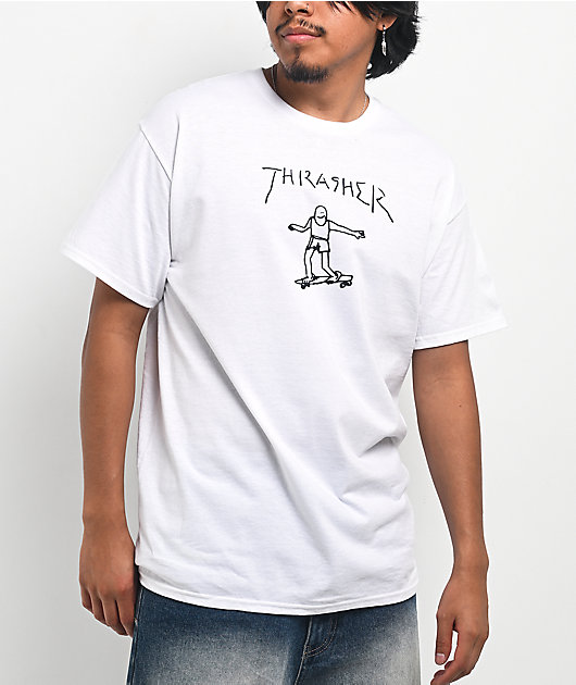 Thrasher Gonz White T-Shirt