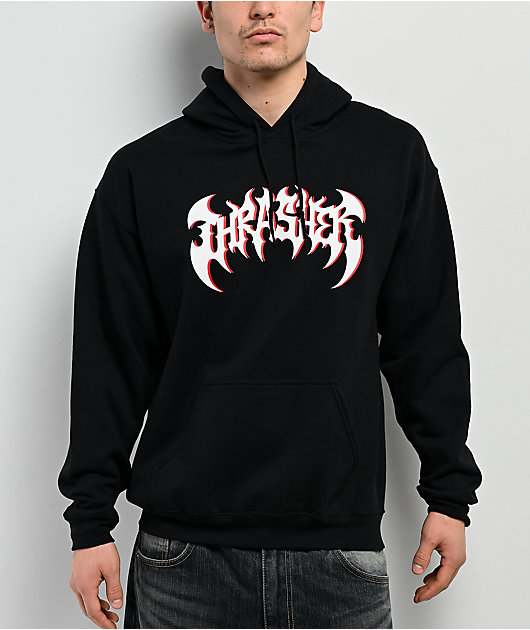 Thrasher Heavy Metal Black Hoodie | Zumiez