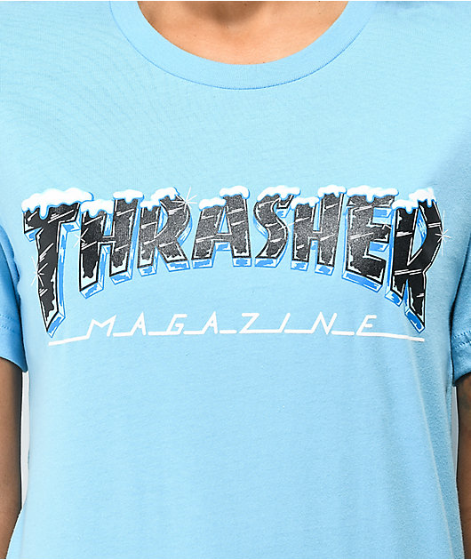 Thrasher Ice Light Blue T-Shirt