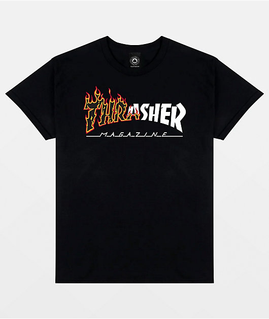 Thrasher Ignite Black T-Shirt
