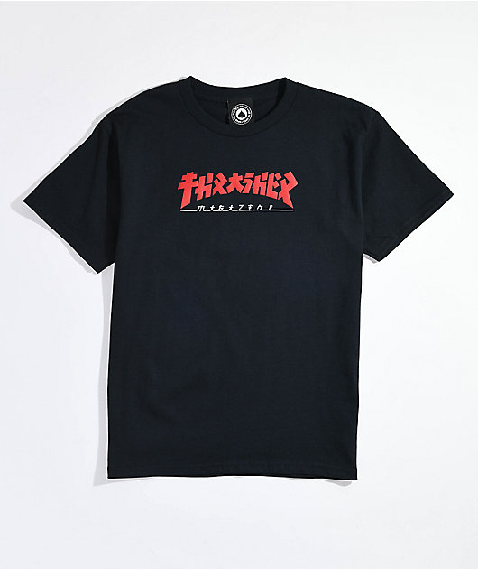 Thrasher Kids Godzilla Black T-Shirt