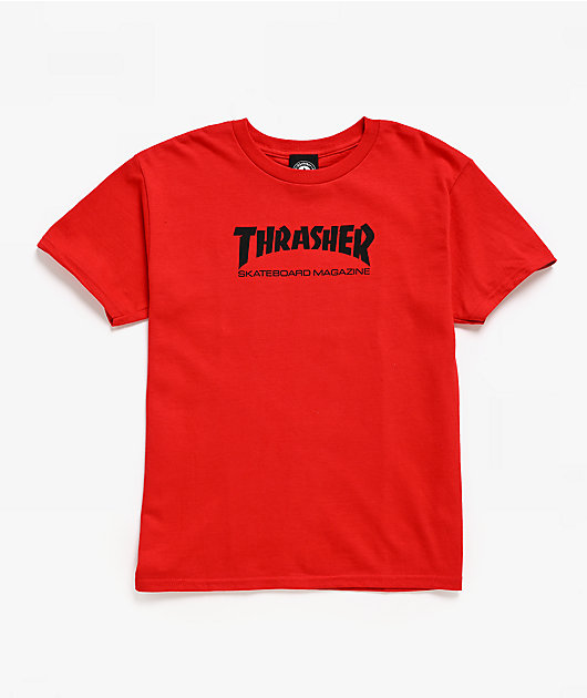 Thrasher Kids Logo Red T-Shirt