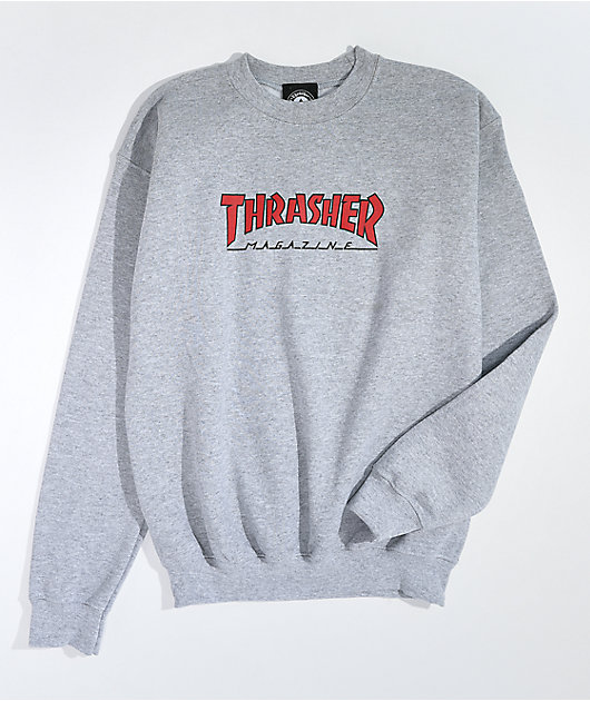 Grey thrasher hoodie zumiez deals