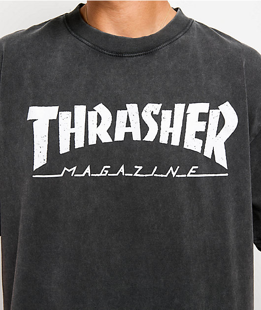 Thrasher Mag Logo Black Wash T-Shirt