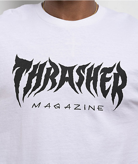 Thrasher Metal White T-Shirt