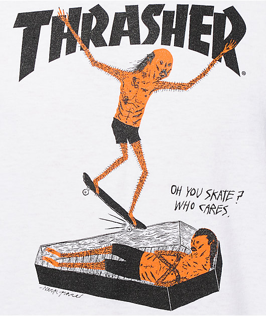 Thrasher Neck Face camiseta